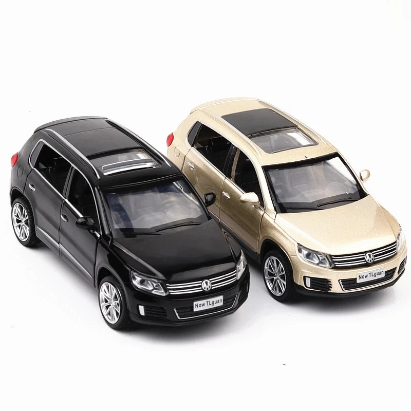 Модель автомобиля из сплава Volkswagen Tiguan L 1:32 литой металлический игрушечный