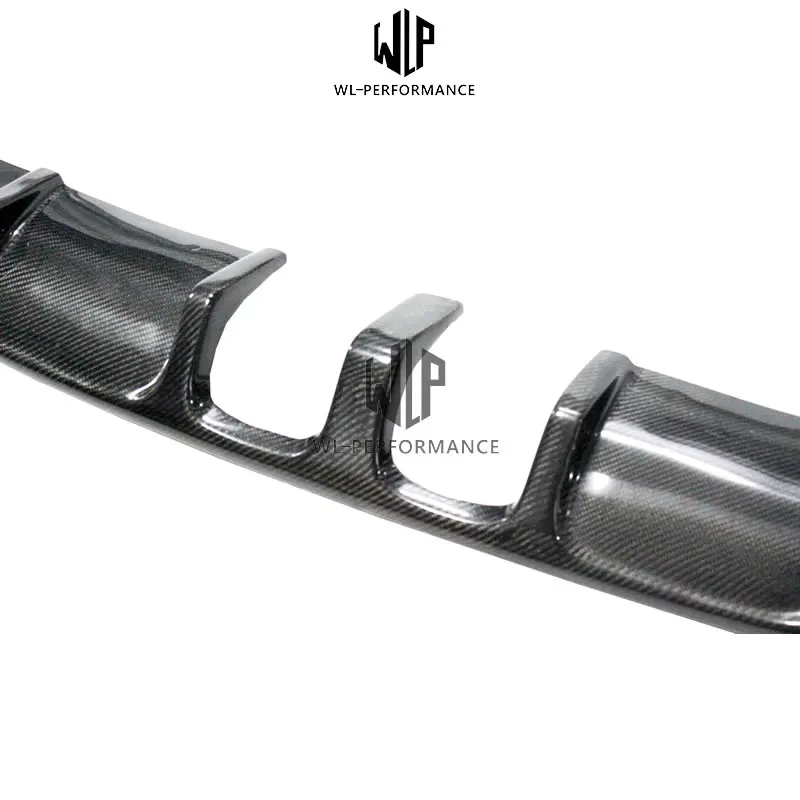 Гольф 7 Mk7 высокое качество углеродное волокно диффузор губа на задний бампер