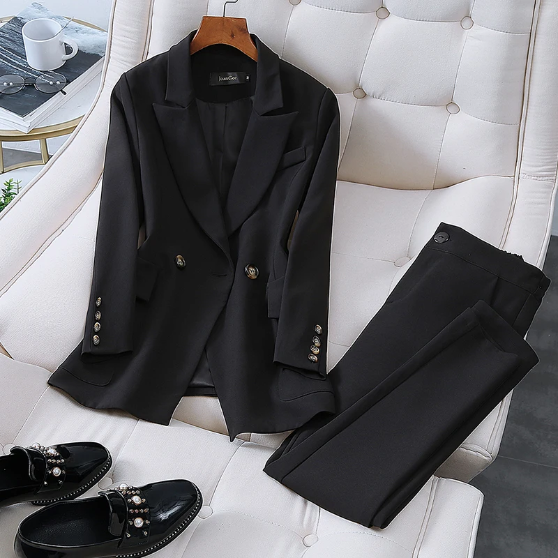 

Suit suit female large size 5XL spring and autumn new was thin temperament professional l fashion suit plus size pants