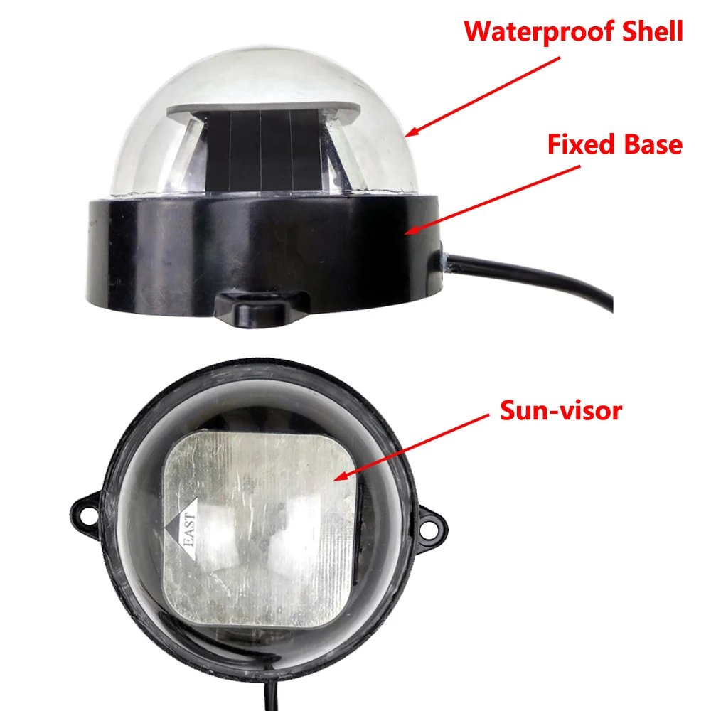 Полный 12 В/24 В постоянного тока питания двухосевой трекер панели солнечных