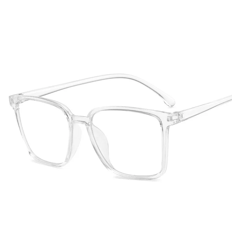 

Anti Blue Light Glasses Men Transparent Spectacle Computer Oculos De Sol Eye Protection 2021 Square Frame Optical Glasses Women