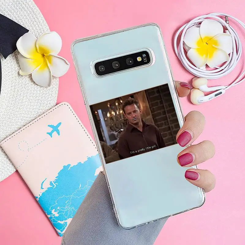 

qutoes friends tv show Coffee Phone Case Transparent for Samsung A71 S9 10 20 HUAWEI p30 40 honor 10i 8x xiaomi not 8 Pro 10t 11