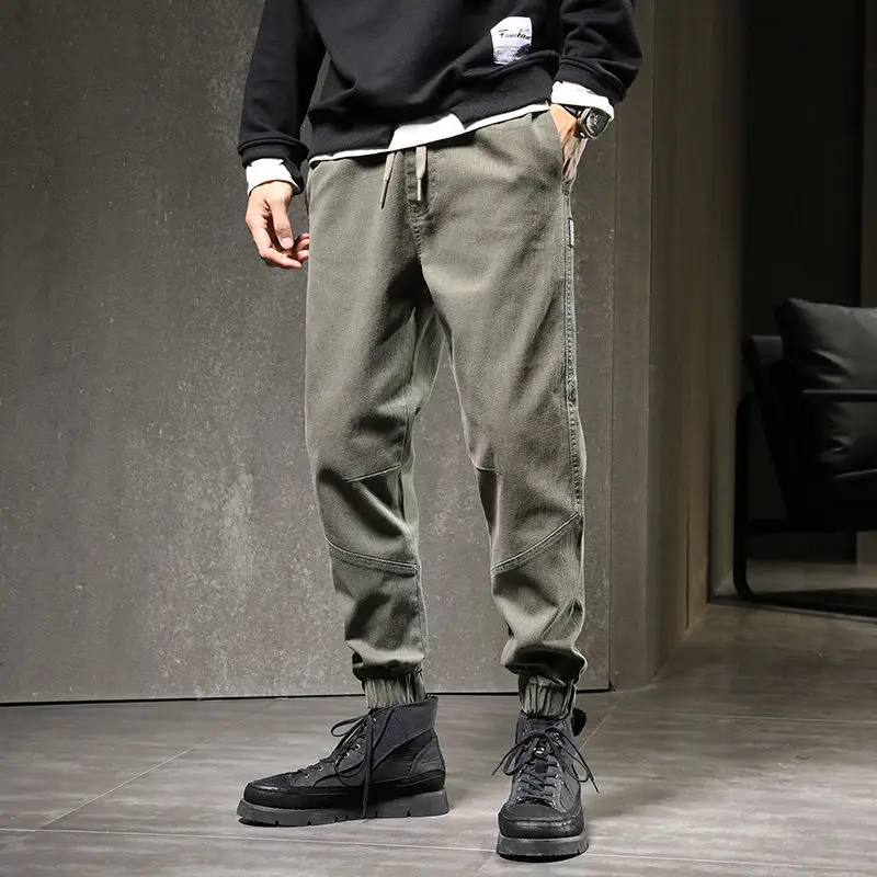 

Jeans Men Men's Fashion Brand Loose Work Clothes Black Casual Plus Size Men's Trousers Pants Denim Hot Sale