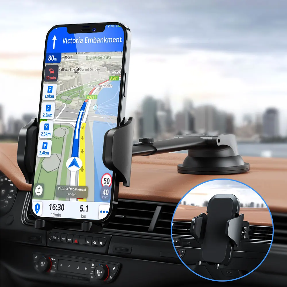 car mount phone holder desk stand universal windshield dashboard cell phone holder for iphone samsung huawei xiaomi smartphones free global shipping