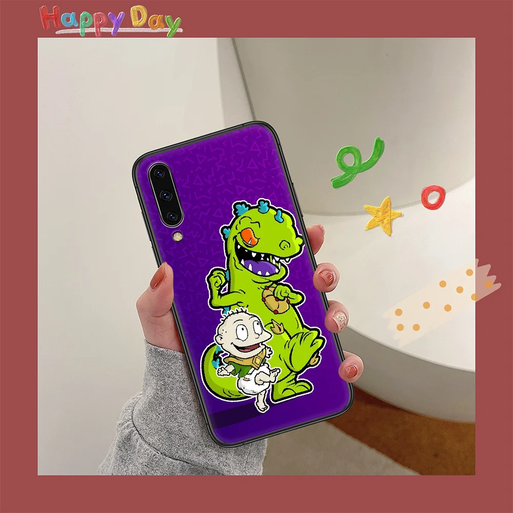 

Cute Children Funny Rugrat Phone Case For Samsung Galaxy A10 A20 A30 E A40 A50 A51 A70 A71 A J 5 6 7 8 2016 2017 2018 black