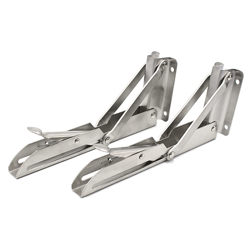 

Bench Stands Table Bookcases Shelf Brackets Support K-shaped Folding Holder 90 Degrees Furniture Hardware Wall Mounted 2pcs
