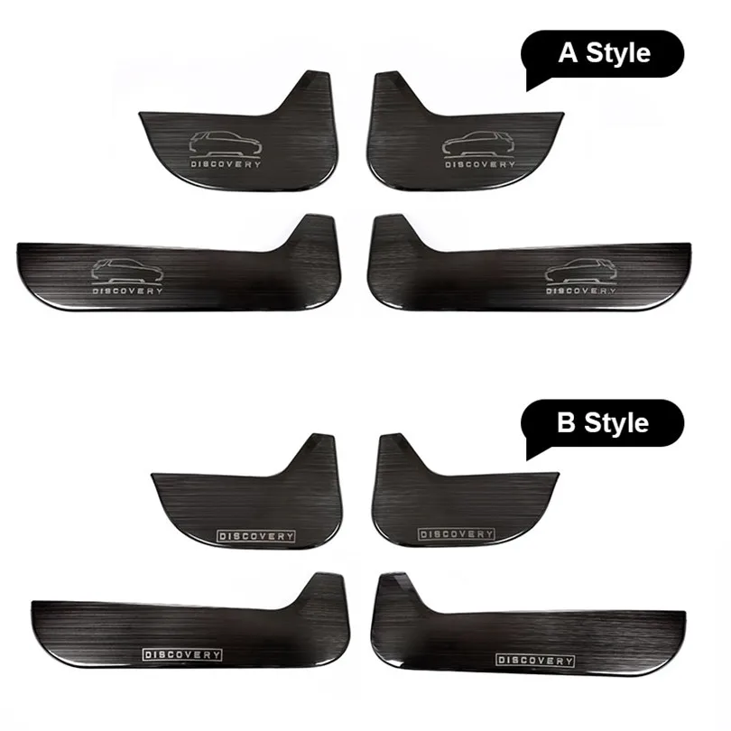 Защитная панель из нержавеющей стали с черной дверью для Land Rover Discovery Sport 2015 2016 2017
