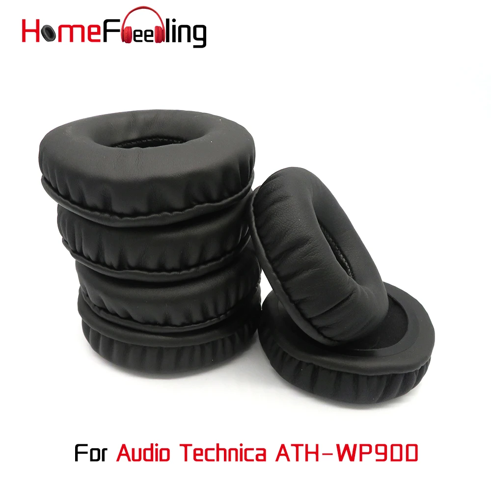 

homefeeling Ear Pads for Audio Technica ATH-WP900 Headphones PU Thicken Velour Sheepskin Leather Earpads Replacement