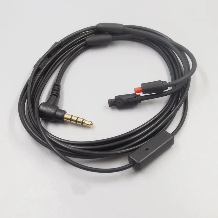 

YSAGi Headphone extension cable cable remote control with remote volume audio intercom stereo ATH-IM50 im70 IM01 im02 im03 IM04