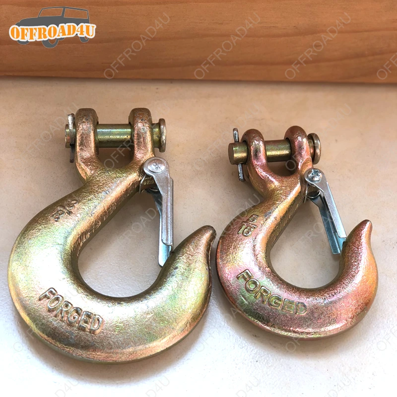 3 размера крючок для лебедки сверхмощный крюк 2 38 T трос буксировочный с