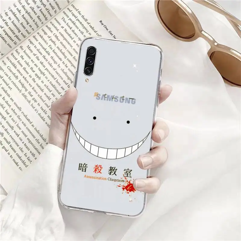 

Assassination Classroom anime Phone Case Transparent for Samsung A71 S9 10 20 HUAWEI p30 40 honor 10i 8x xiaomi note 8 Pro 10t11