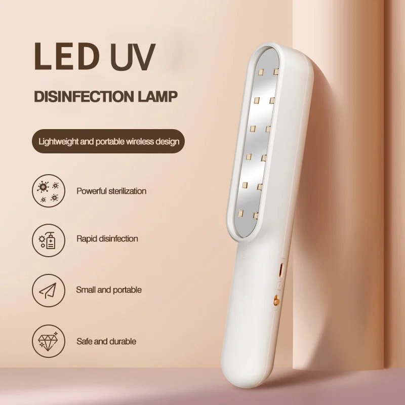 УФ лампа стерилизатор портативный светодиодный светильник дезинфицирующая