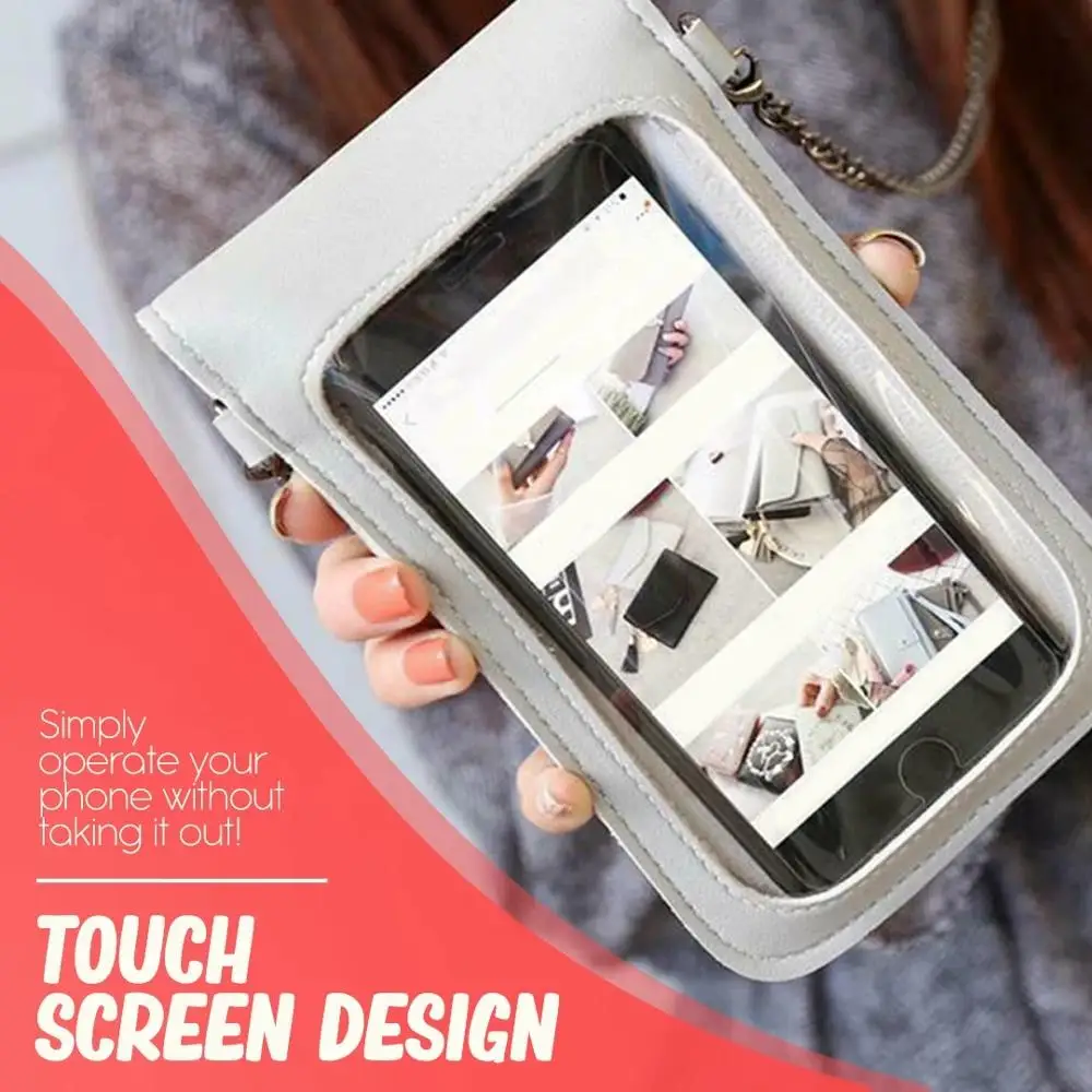 Мини модный тройной кошелек из искусственной кожи дамская сумка через плечо для