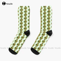 cabbage guy socks yellow socks unisex adult teen youth socks personalized custom 360%c2%b0 digital print hd high quality