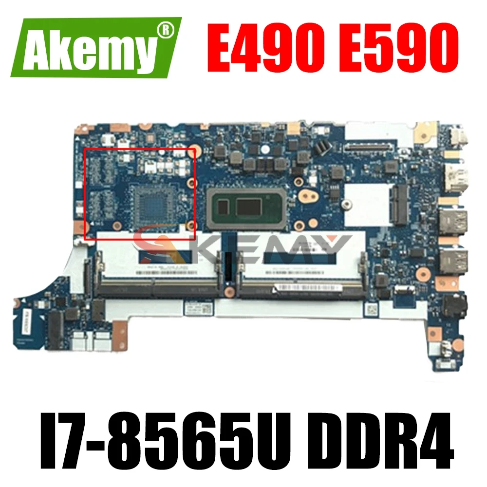 

FE490/FE590/FE480 для Lenovo Thinkpad E490 E590, материнская плата для ноутбука, системная плата для ЦП, модель DDR4 100%, полностью протестирована FRU 5B20V80732