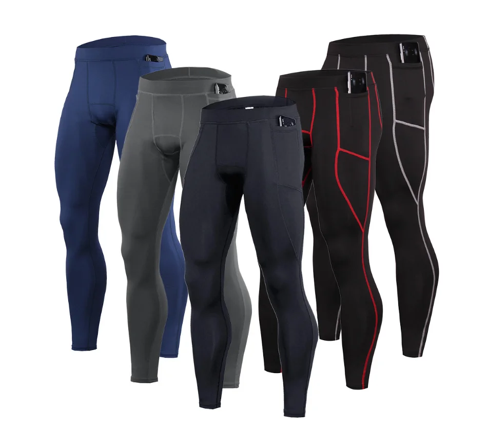 

Мужские колготки, Компрессионные спортивные штаны, мужские Леггинсы для бега, тренажерного зала, леггинсы для тренировок и бега, футбольные...