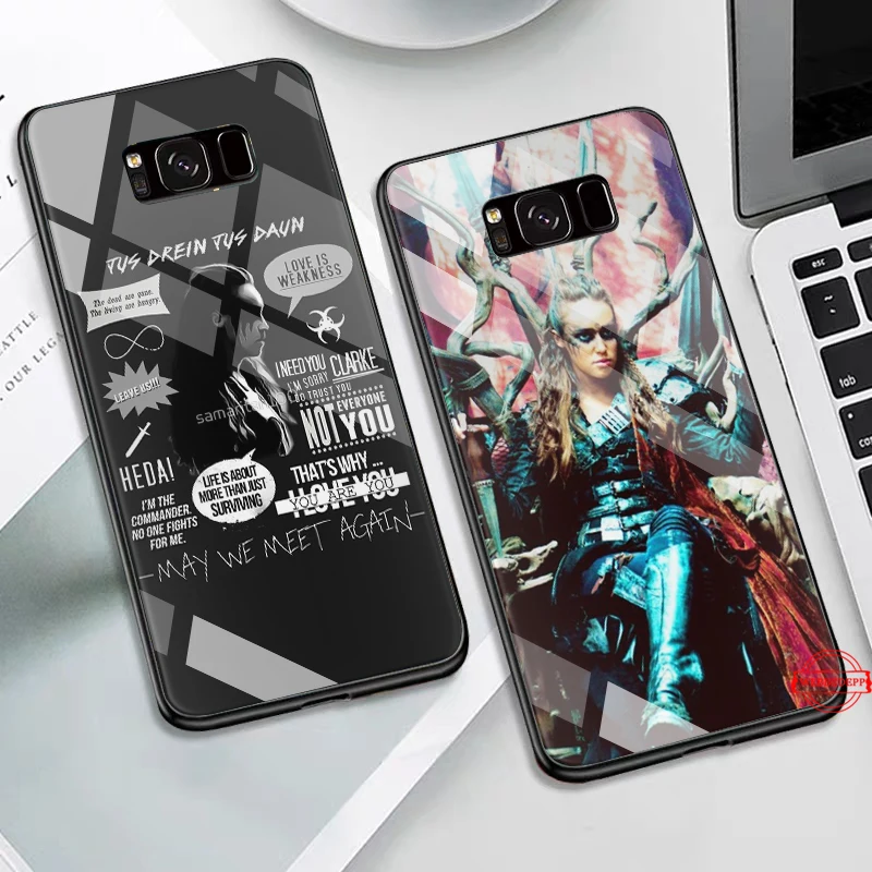 Стеклянный чехол Heda Lexa 100 TV Show для Samsung S7 Edge S8 S9 S10 Plus A10 A20 A30 A40 A50 A60 A70Note 8 9 10 |