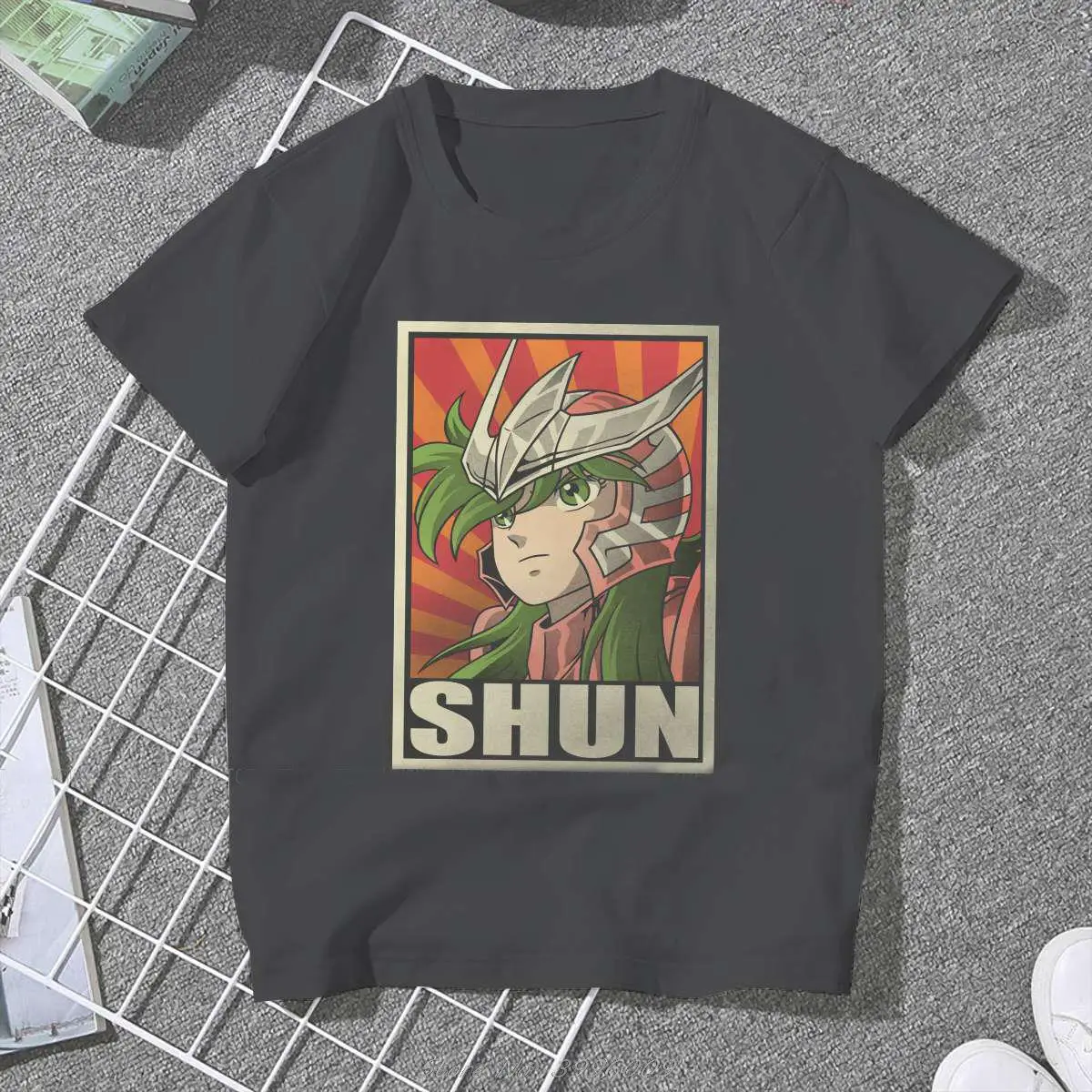 

SHUN женская одежда Saint Seiya "Рыцари зодиака" Женская футболка оверсайз Kawaii винтажная женская одежда