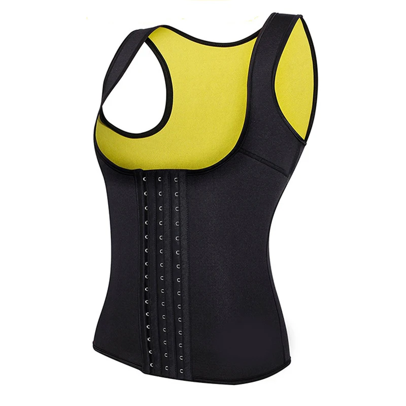 Женский утягивающий жилет для сауны тренировочный талии корсет похудения топ на