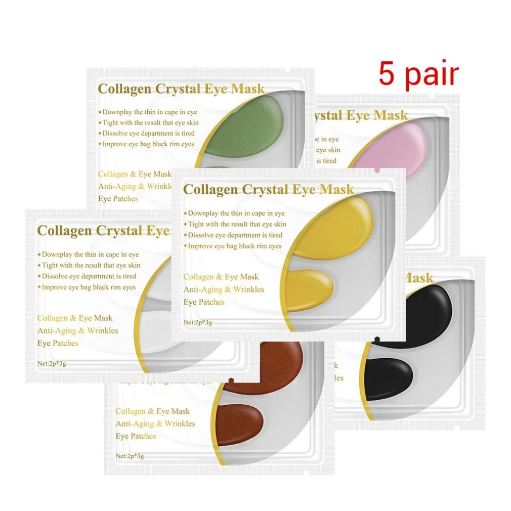 

Collagen Eye Mask Lady Natural Moisturizing Gel Eye Patches Remove Dark Circles Anti Age Bag Eye Wrinkle