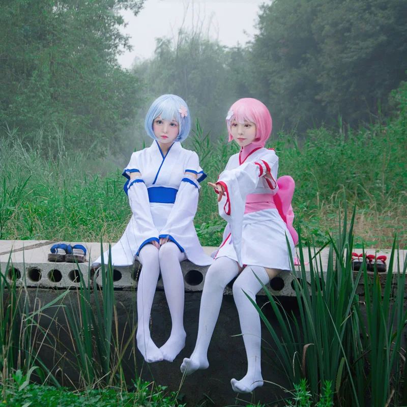Костюм для косплея Rem Ram Cos из аниме Re Life In A комплект одежды в другом мире платья