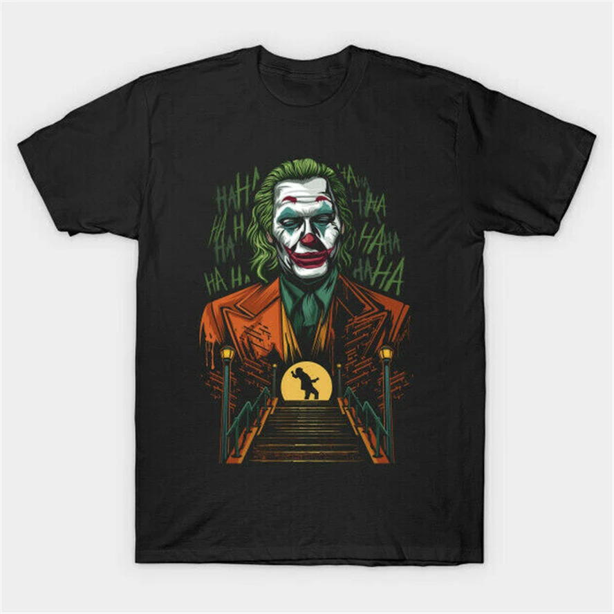 Reborn Clown Arthur Fleck Joaquin Phoenix Can You Call Me Joker черная футболка с фигуркой|Мужские футболки| |