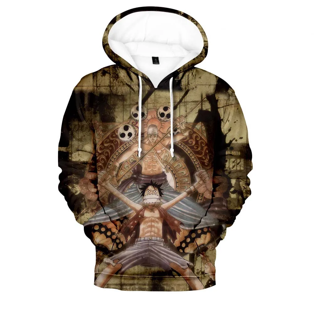 

Creative Women Man Tracksuit Sweatshirt One Piece Hoodie Cartoon Kids Clothes Boy Girls Anime Children New One Piece Sweatshirt
