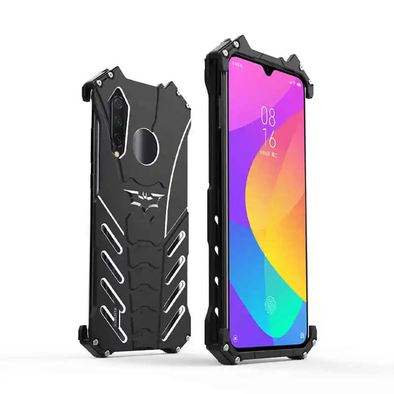JSKEI New Design Phone Case For Xiaomi CC9 CC9e phone case Full Metal Anti-knock Hard Mobile Cases Cover Ultra-thin |