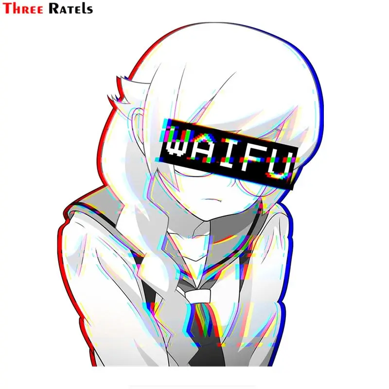 Наклейка Three Ratels FC504 Shinobu Waifu сексуальное аниме для девушек обнаженный автомобиль