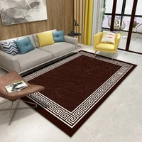 nordic geometric rectangular carpet bedroom living room sofa modern non slip mat