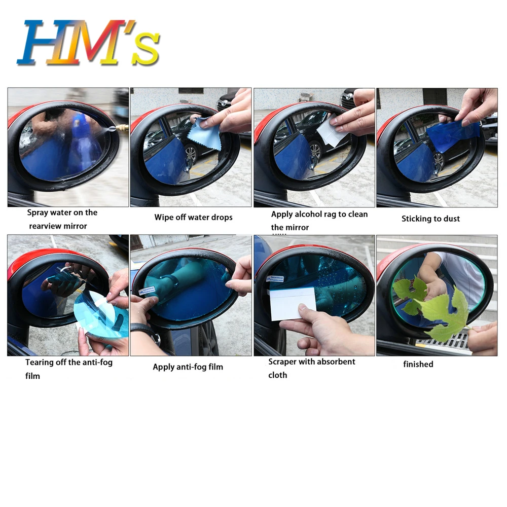 

For Mini Cooper F56 Car Accessories Sticker For Mini Cooper F54 Car Rearview Mirror Rain Film Anti-fog For Mini Cooper F55 F60