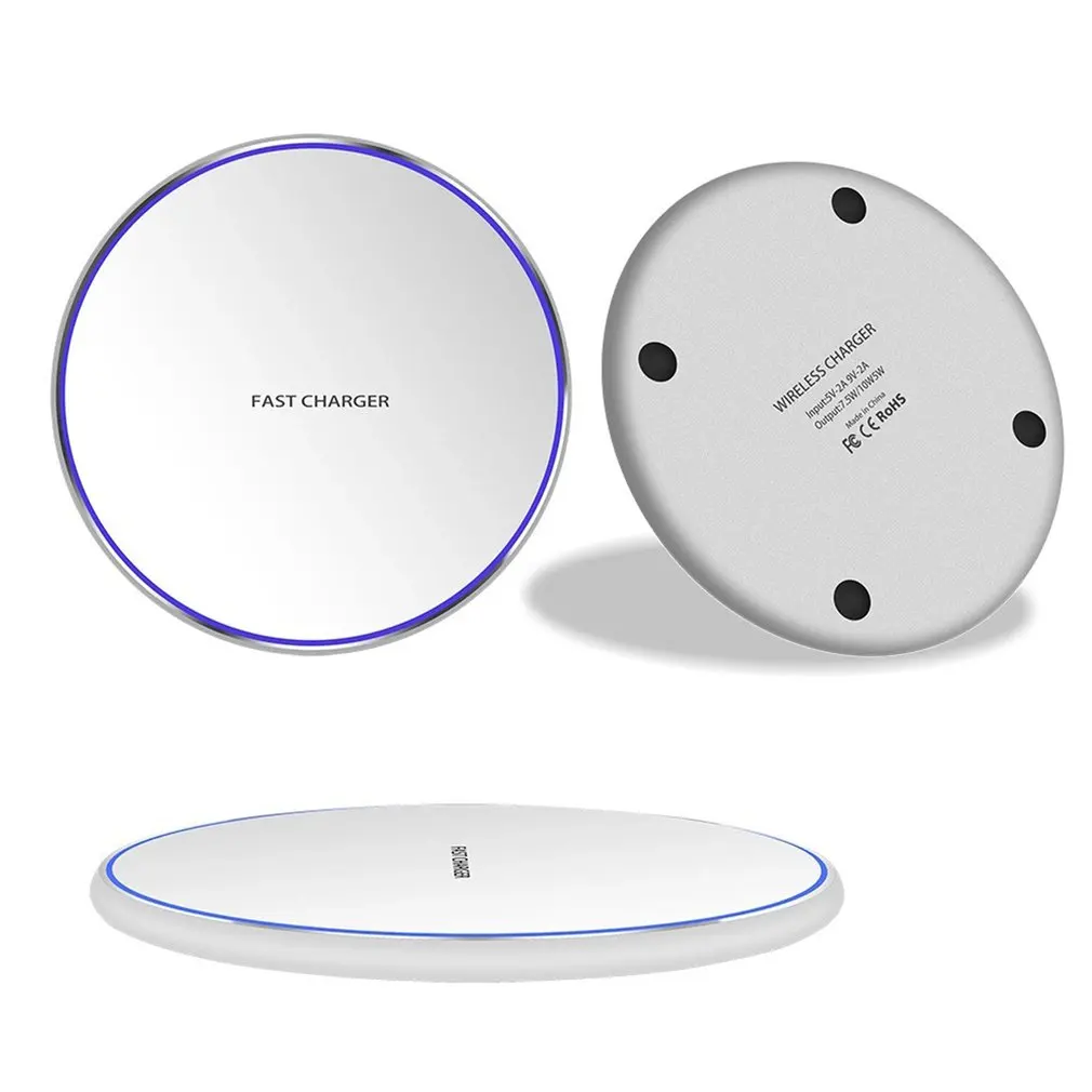 15w Wireless Charger With Type-c Cable Mirror Fast Charging Convenient Desktop Mobile Phones | Автомобили и мотоциклы