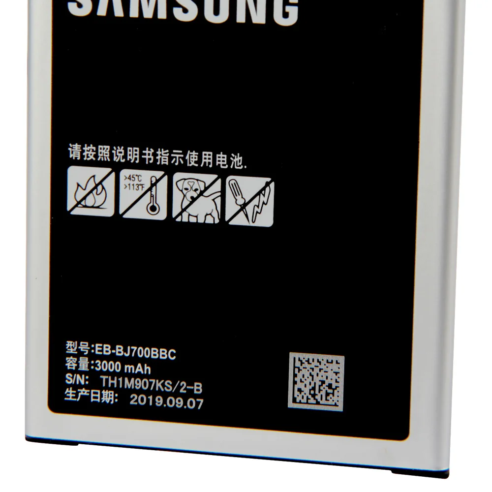 Оригинальная Аккумуляторная Батарея Φ для Samsung GALAXY J7 J700F J7008 J7009 Φ/DS J4 2018 3000mA |