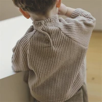 childrens clothing 2020 autumn and winter baby boys and girls corduroy bottoming shirt t shirt baby long sleeve tops shirts