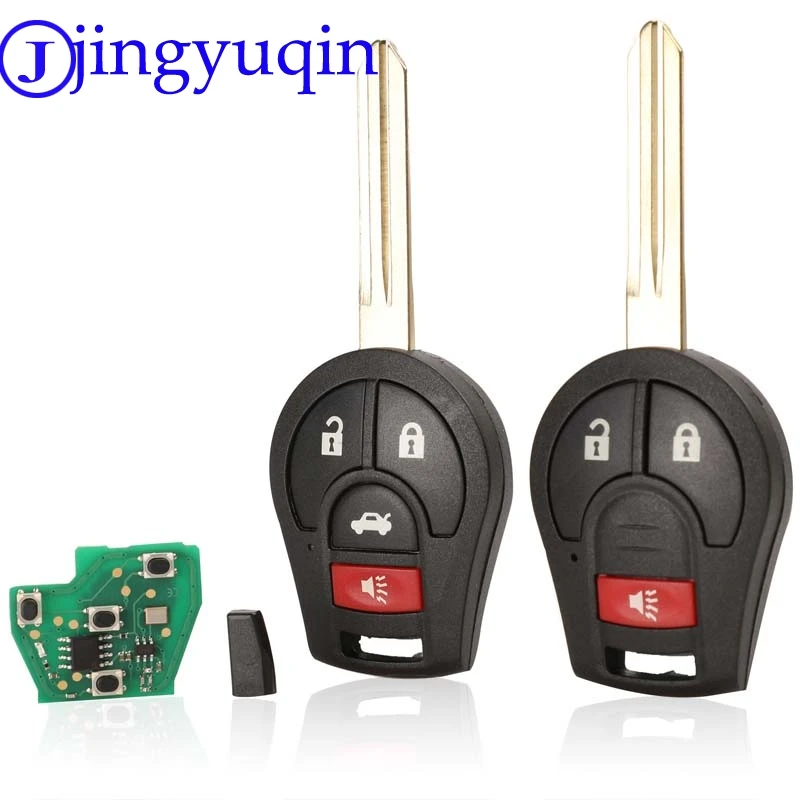 Jingyuqin 3/4 B ASK 315MHZ дистанционный ключ для Nissan Oem заводской Автозапуск 46 чип брелок передатчик для CWTWB1U751 H0561