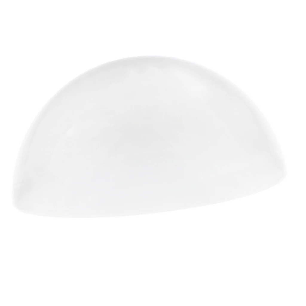 

3 " Clear Half Ball Glass Crystal Paperweight Craft Ornament Toy Gift