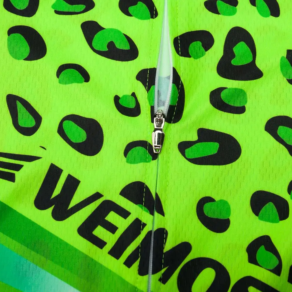 Неоновая зеленая Осенняя профессиональная футболка с длинным рукавом для езды