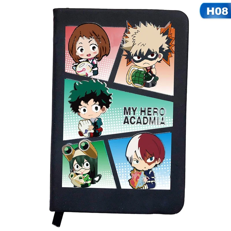 Аниме My Hero academic Midoriya Izuku Bakugou Katsuki блокнот студенческий Мемориальный Подарочный