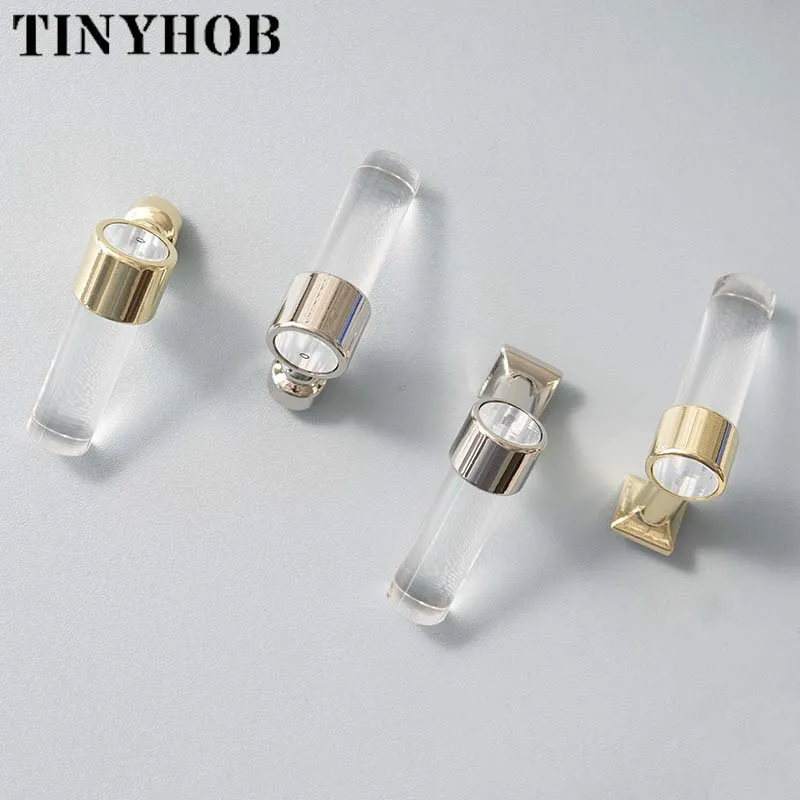 Прозрачные Акриловые Крючки для подвешивания одежды шляпы ключей халата