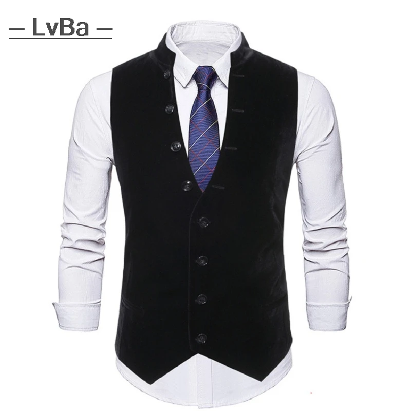 Жилет мужской свадебный жилет для вечевечерние квадратный 2020 | Мужская одежда