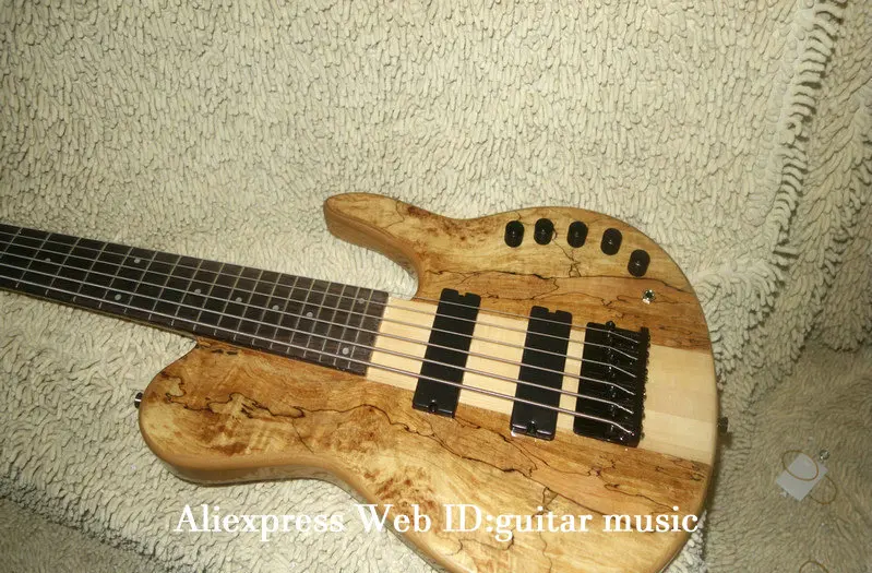Новое поступление Natrual 6 струн электрический бас деревянный один кусок шеи