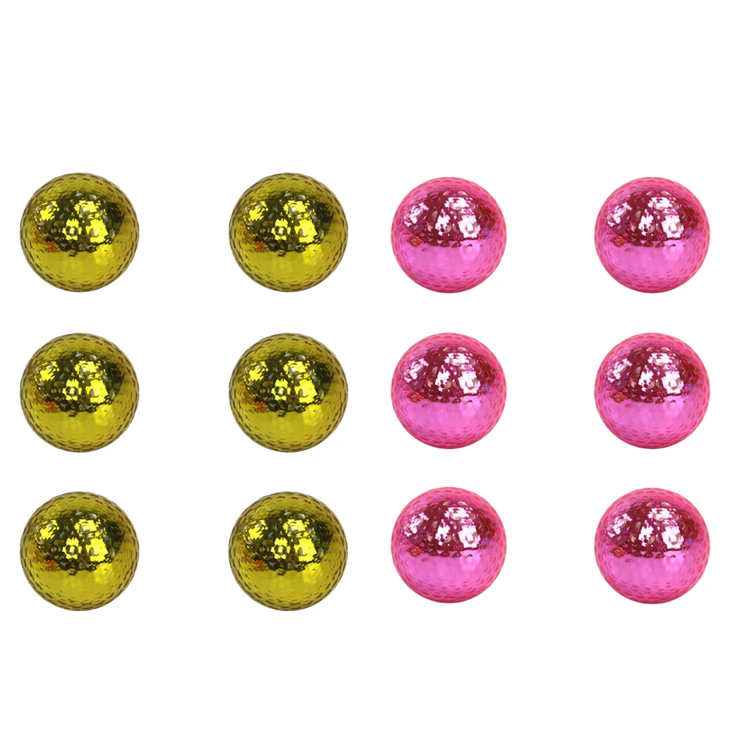 6 шт. Премиум двухслойный мяч для гольфа игры в гольф подарок Клубные аксессуары