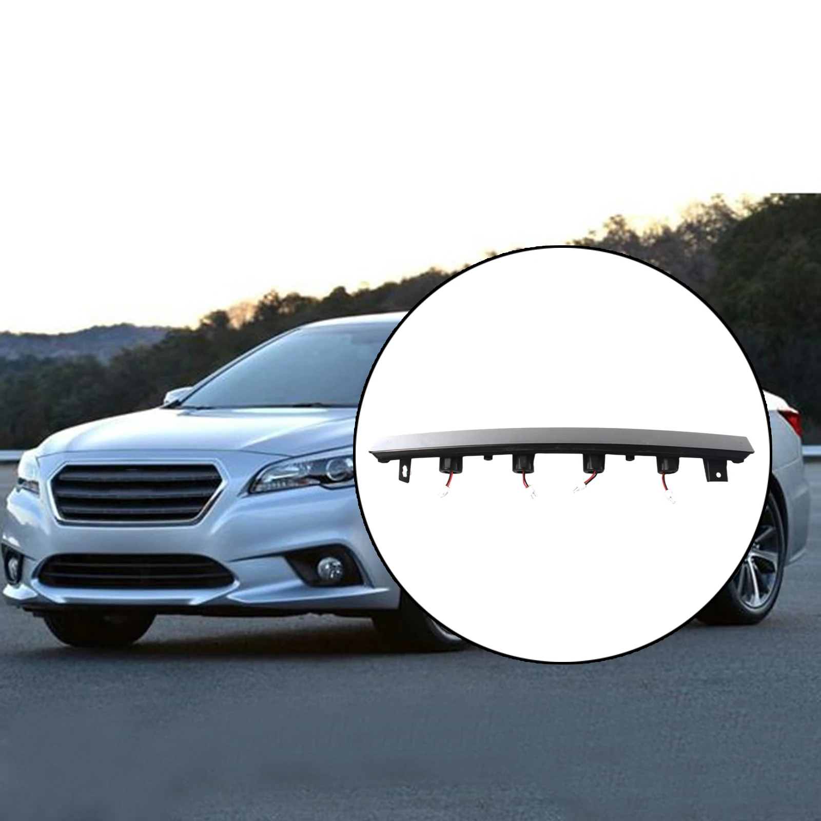 

Автомобильный Стоп светодиодный сигнал со светодиодной лампой, прозрачный стоп-сигнал в сборе, подходит для Mercedes Ford Mustang 1999-04 1R3Z-13A613-AB