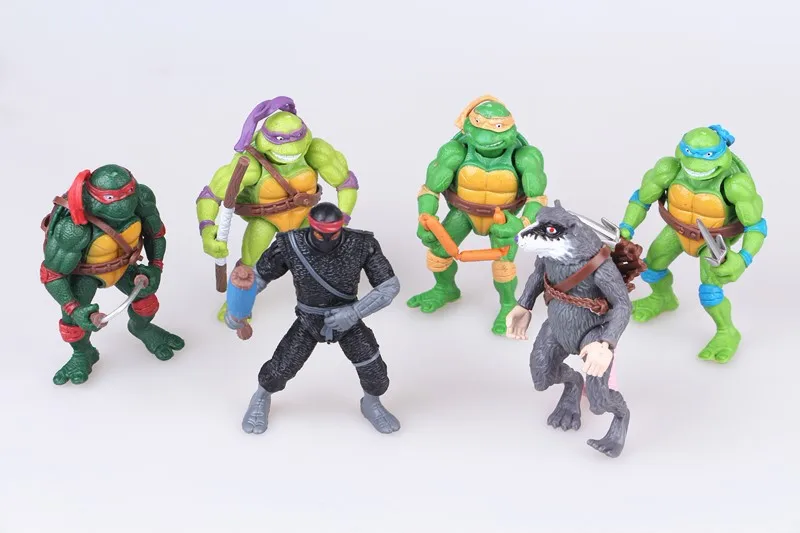 [Забавные] 6 шт./лот мутанты Черепашки Ниндзя фильм 12 см мастер Сплинтер Леонардо