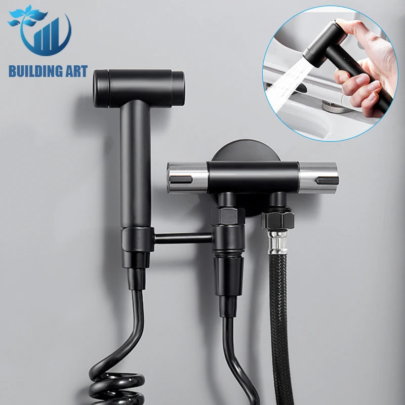 

Toilet Bidet Faucet Brass Bathroom Bidet Set Toilet Self Cleaning Shower Head Cold Water Type Connected Washing Machine、 Toilet