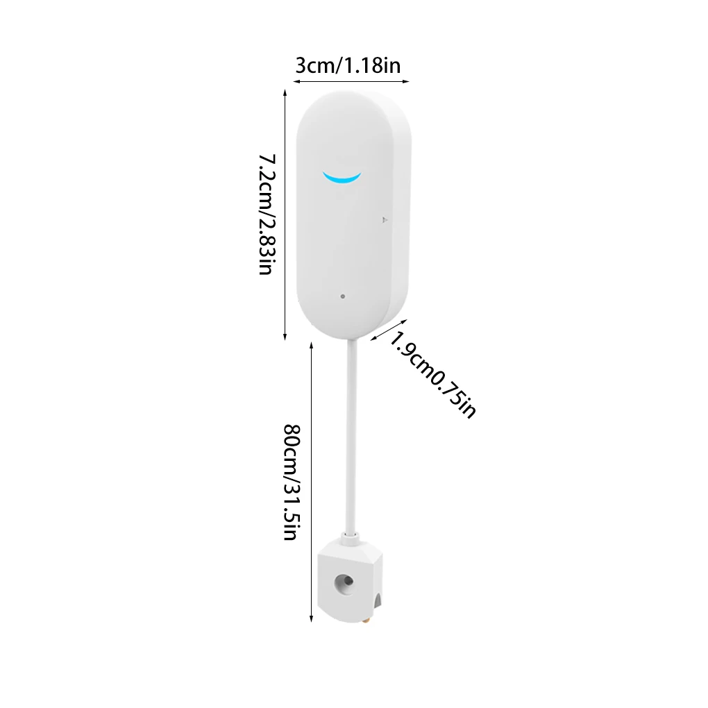 

WiFi smart Tuya Water Leakage Sensor Tuya Water Alarm Compatible With Tuyasmart / Smart Life APP Bathroom Security Supplies
