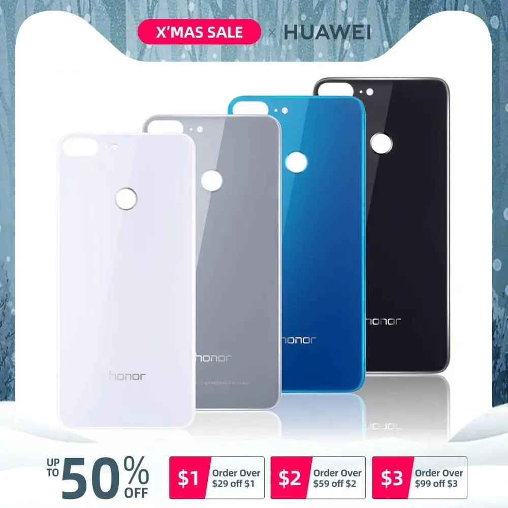 OEM ORI Задняя крышка для Huawei Honor 9 Lite на батарею черный белый