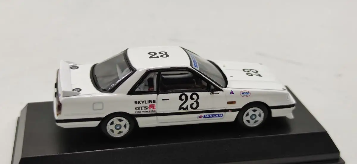 Kyo sho 1:43 NISSAN SKYLINE GTS-R HR31 1987 NISMO GROUP Alloy model car Metal toys for childen kids diecast gift | Игрушки и хобби