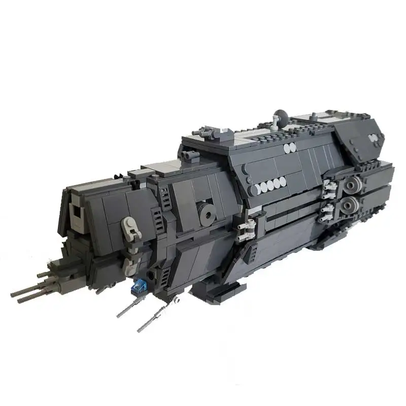 

Звездный план, серия боевой корабль, модель MOC, строительные блоки, игрушки, подарки, гало, Осенний столб | Масштаб 1:3500