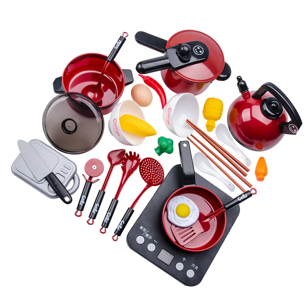 

1 Набор восхитительных обучающих игрушечных предметов для приготовления пищи, Обучающие Детские игрушки